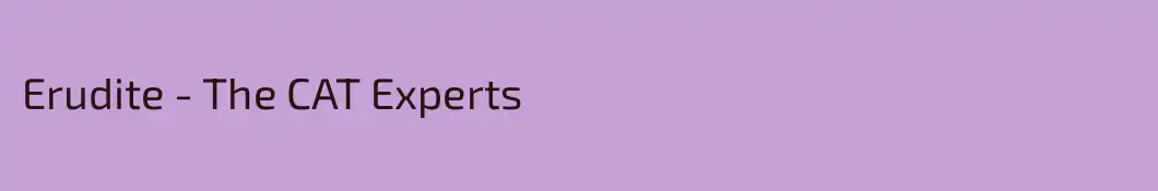 Erudite - The CAT Experts